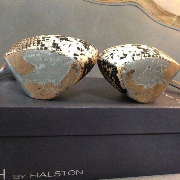 H By Halston faux snake and suede stiletto Abby pump - Picture 8 of 11